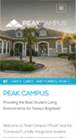 Mobile Screenshot of peakcampus.com